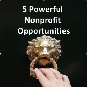 5 Powerful Nonprofit Opportunities