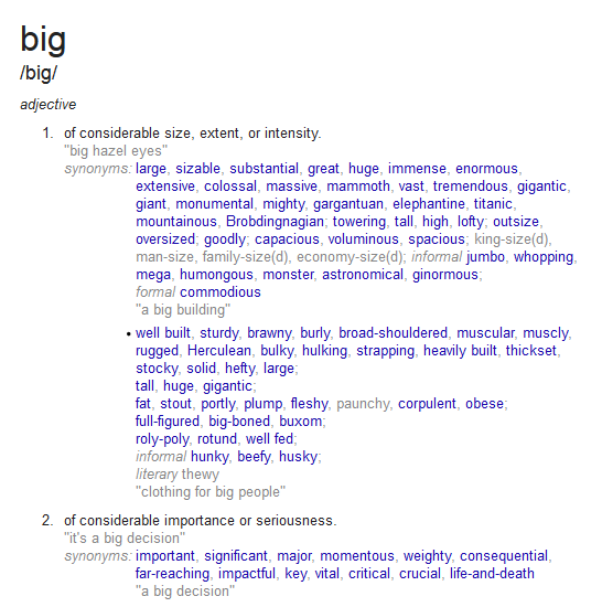 big_definition