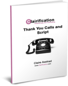 Thank You Calls and Script e-Book