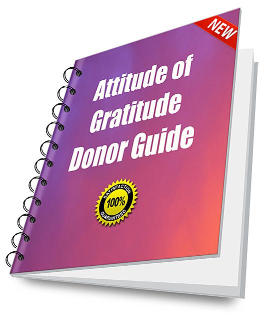 The Attitude of Gratitude Donor Guide