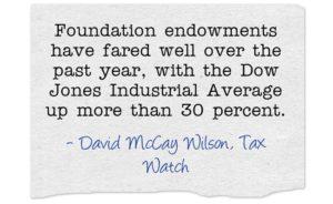 Foundation-endowments