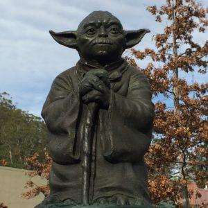 Yoda sculpture