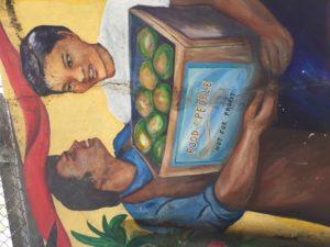 Mural art, food delivery