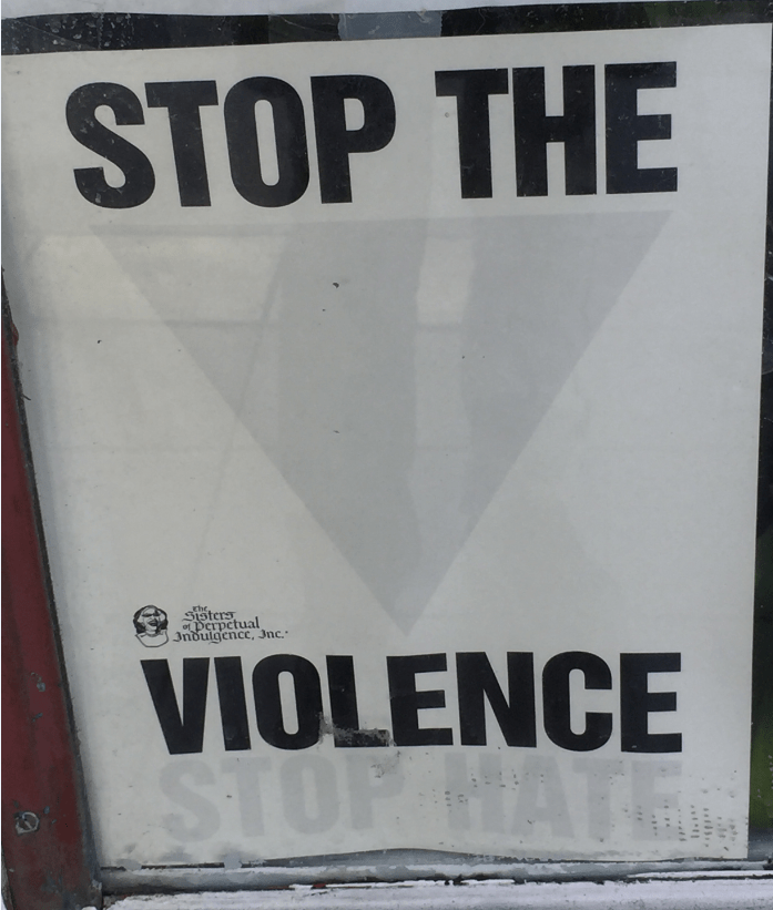 SIgn, Stop the Violence
