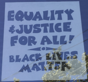 Sign: Black Lives Matter