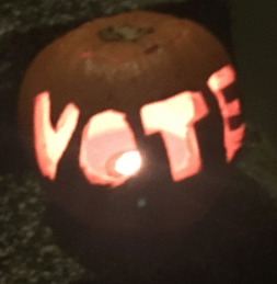 Vote pumpkin