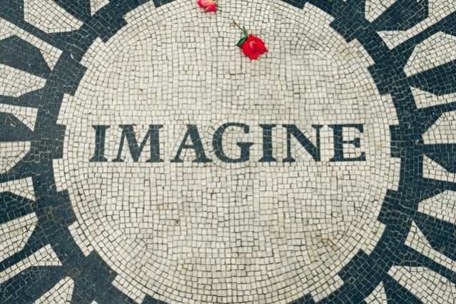 red rose on imagine tile