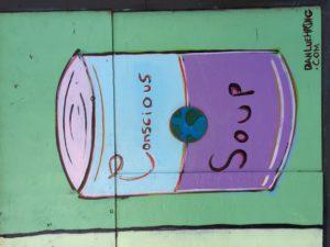 "Conscious Soup" street art