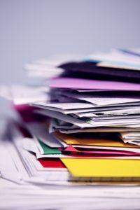 Pile of different envelopes