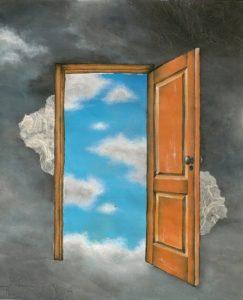 Magritte Open Door painting