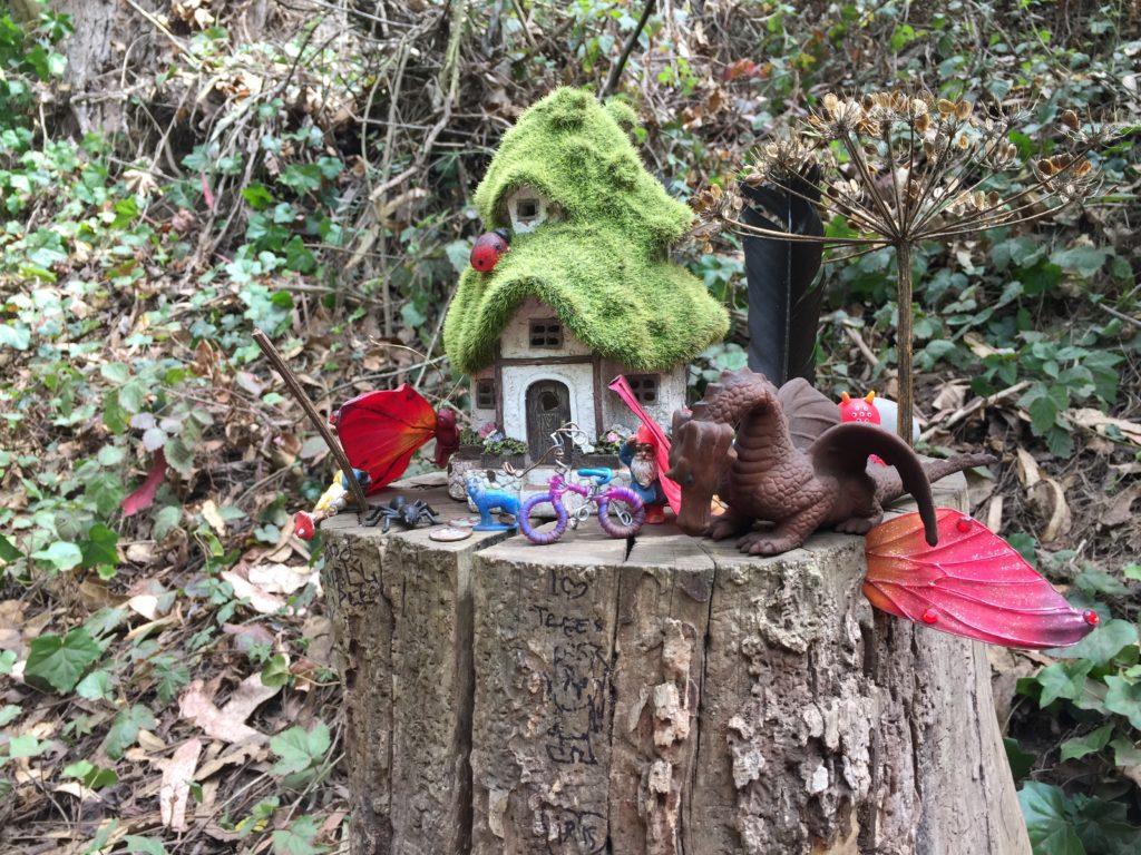 Fairy House on Forest Trail