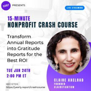 Yearly Nonprofit Crash Course