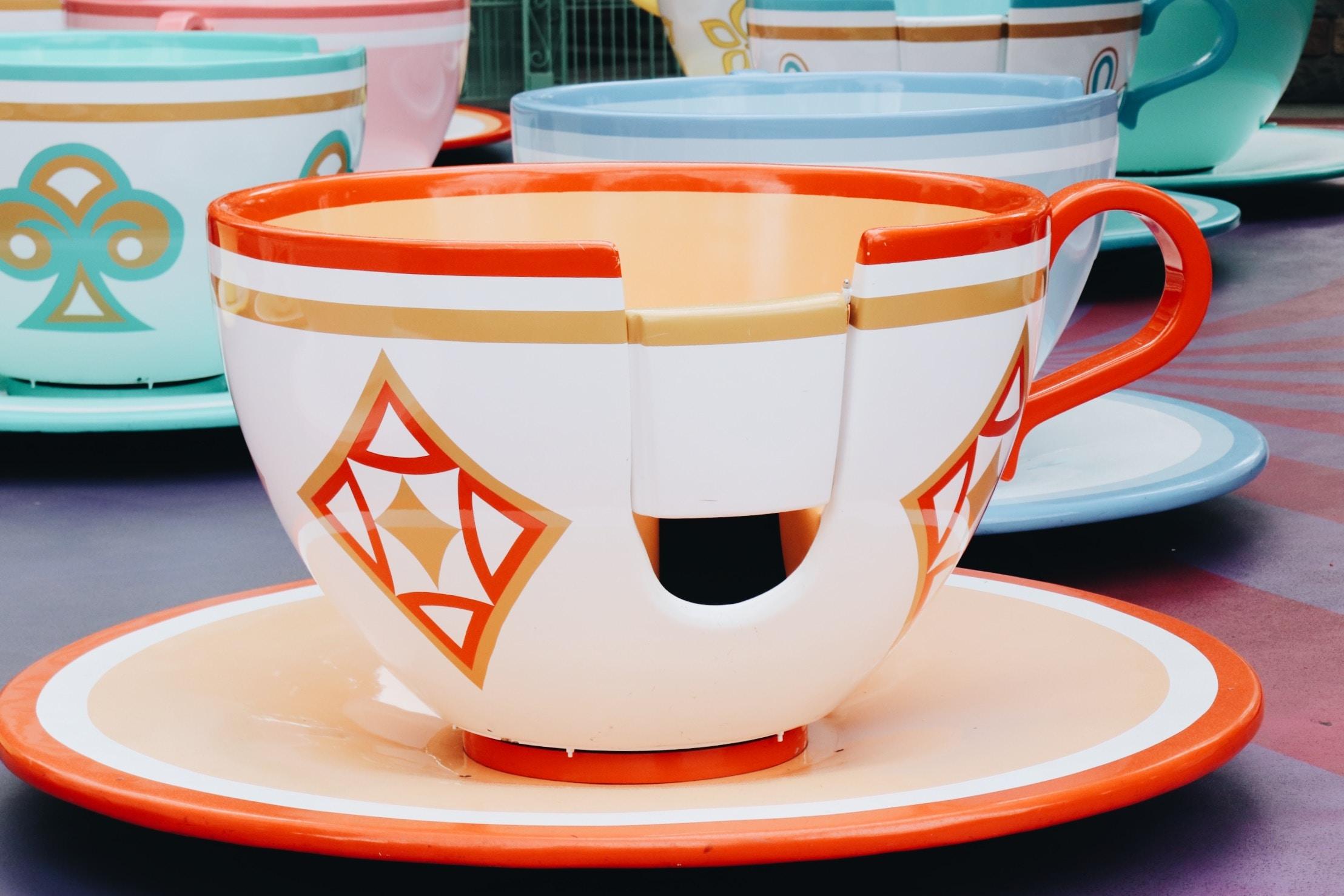 Alice in Wonderland Teacup Ride -- Round and round, with no destination.