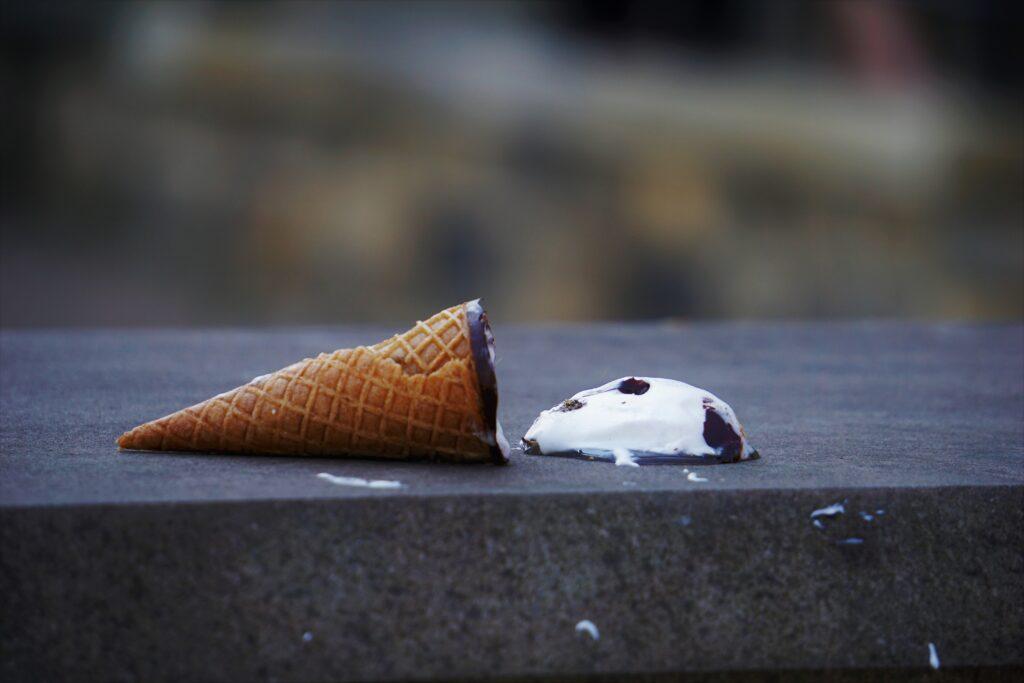 Ice Cream Cone Spill