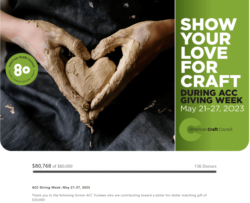 ACC Donation Landing Page for "Giving Week"