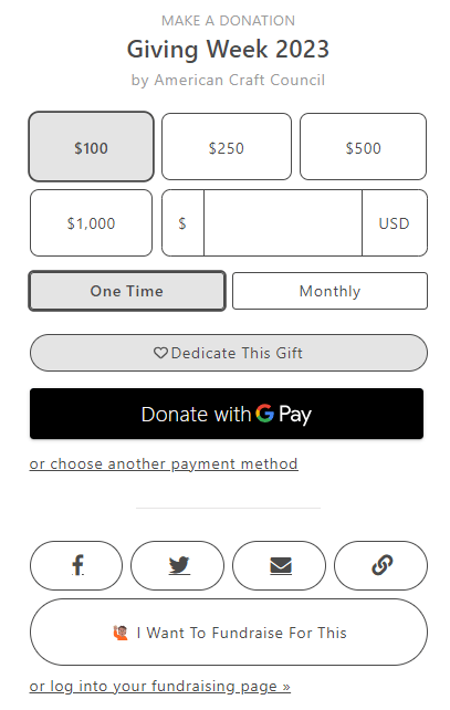 ACC Donation Landing Page Giving Week Form