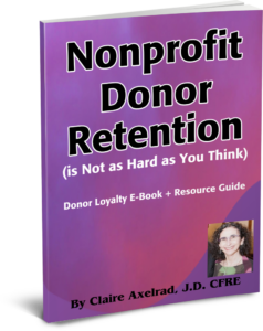 Nonprofit Donor Retention is Not as Hard as You Think - guidebook cover
