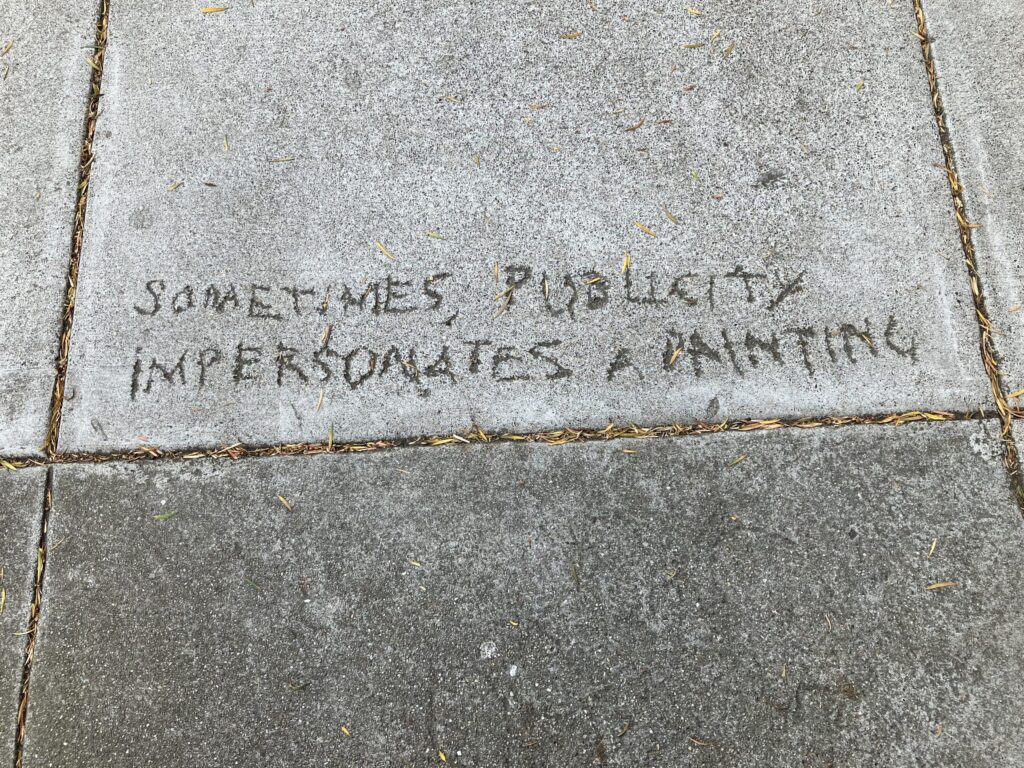 Sidewalk message