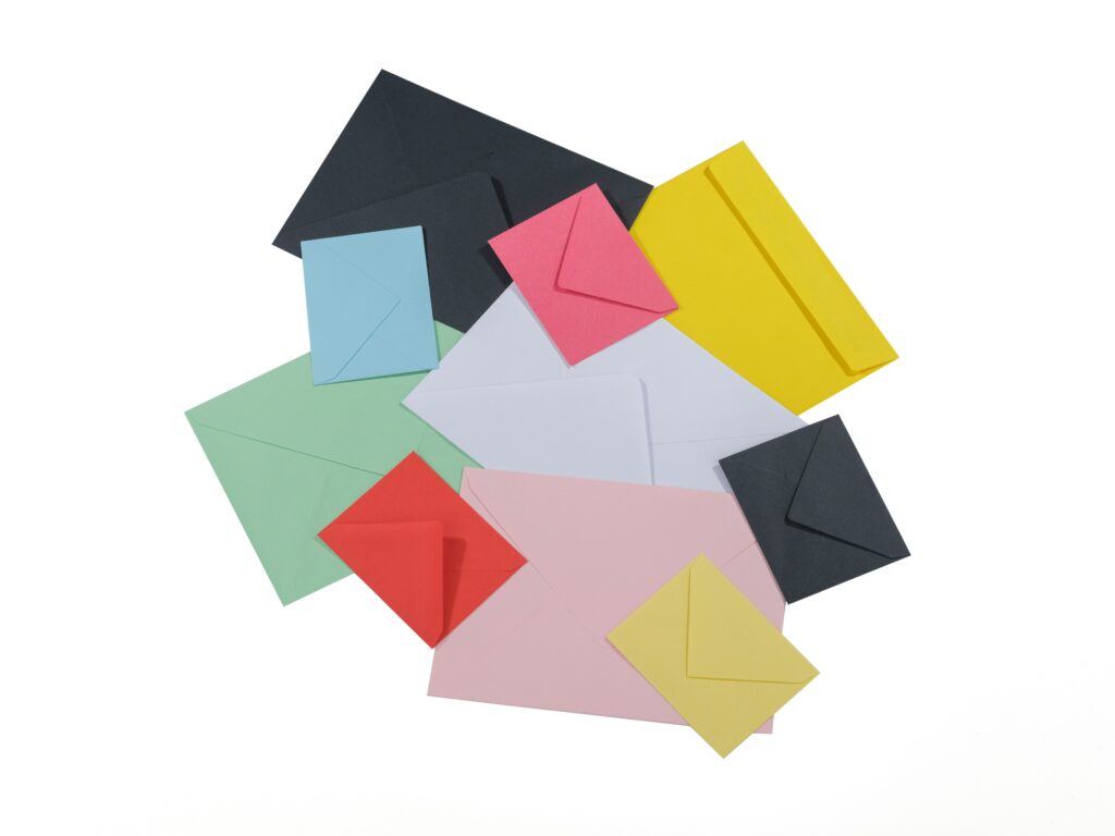 Colored envelopes