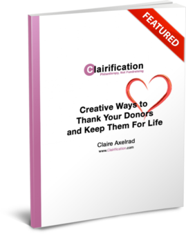 Creative Ways to Thank Your Donors Workbook