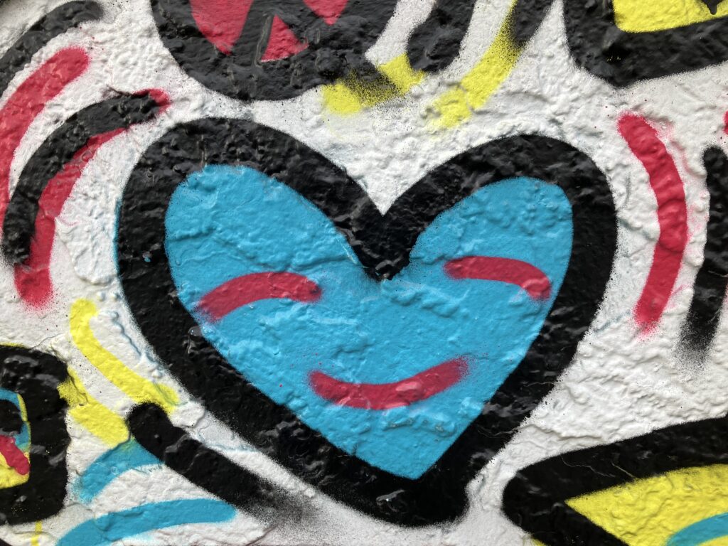 Heart on a wall