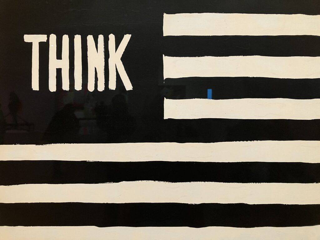 William N. Copley Untitled (Think/flag) 1967 Whitney Museum, NYC