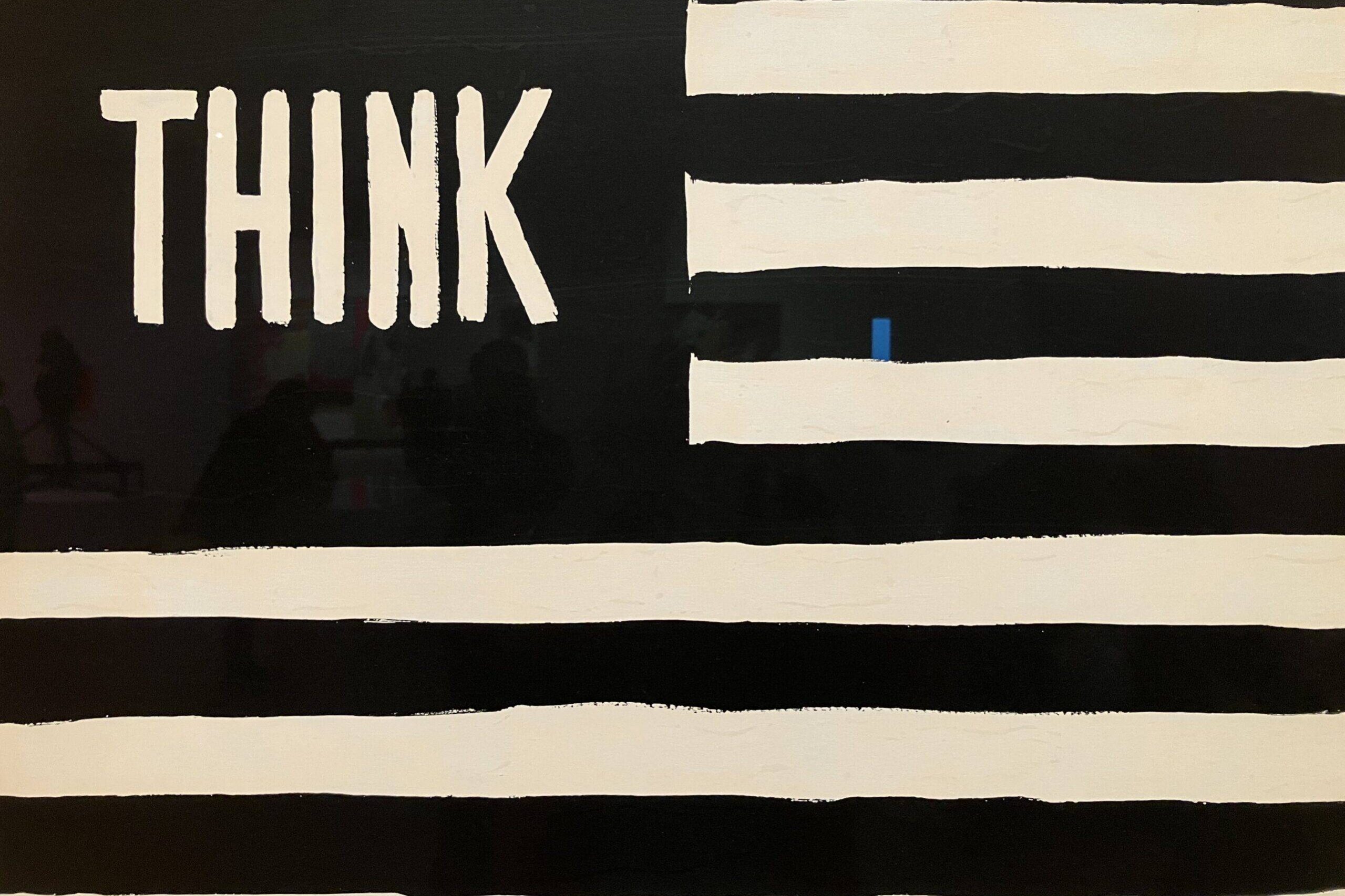 William N. Copley Untitled (Think/flag) 1967 Whitney Museum, NYC