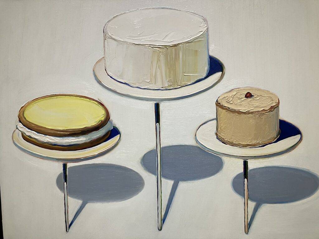 Display Cakes. Wayne Thiebaud. 1963.