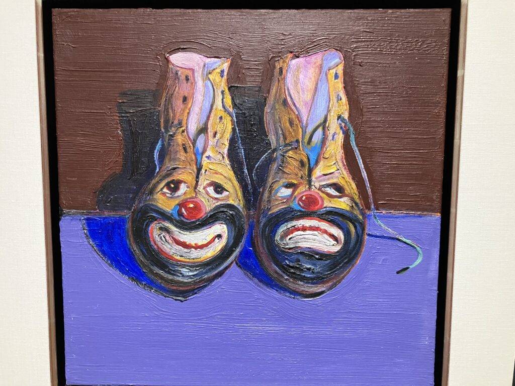 "Clown Boots." Wayne Thiebaud. 2018-19.