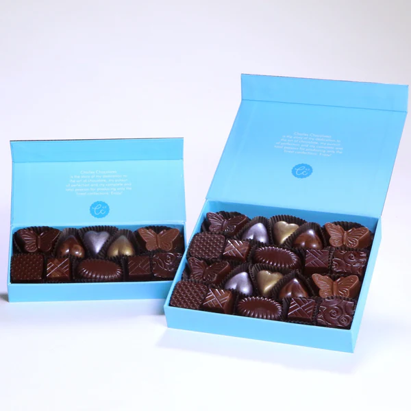 CHocolate box with peanut butter butterflies