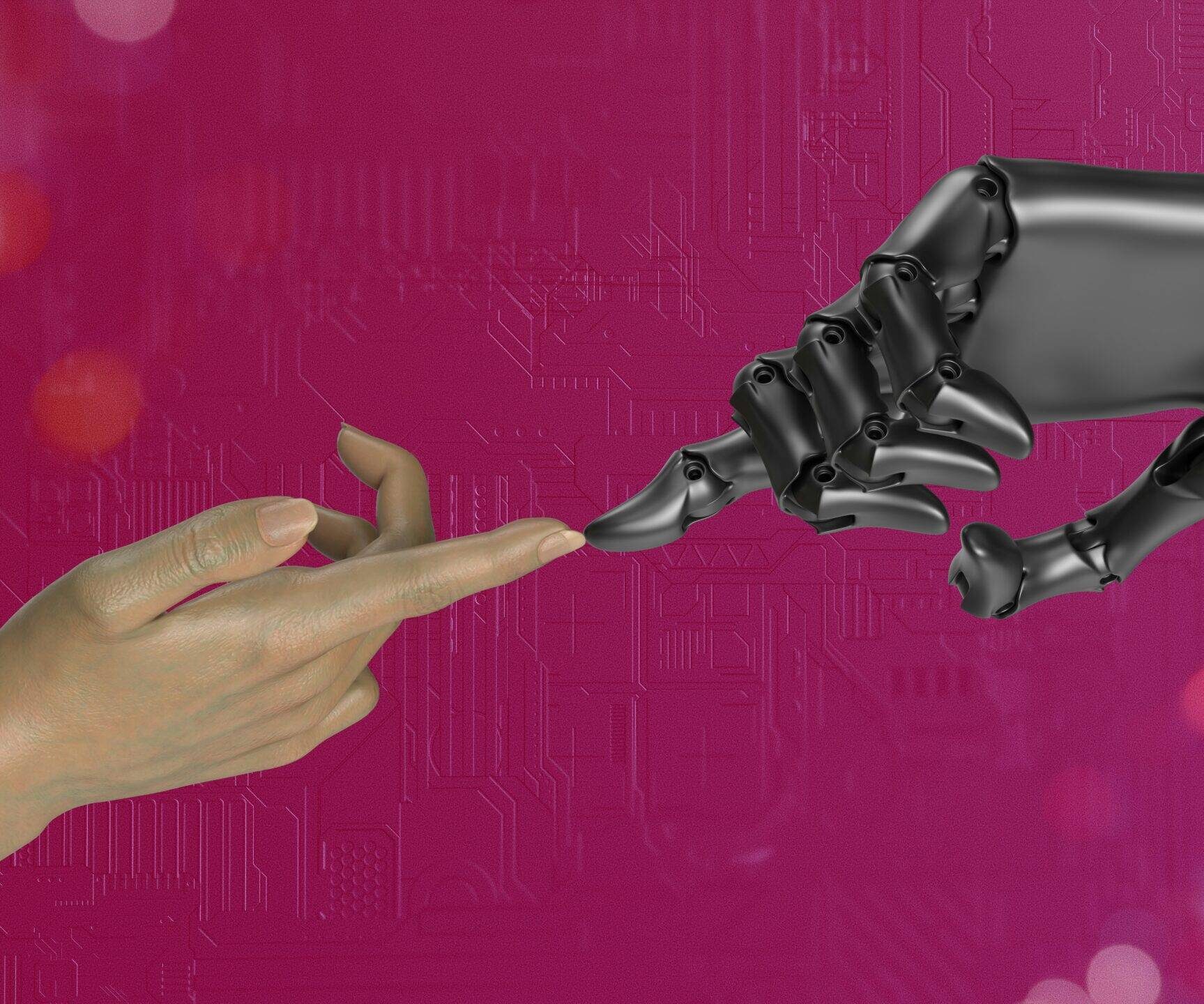 Human-Digital Touching Fingers