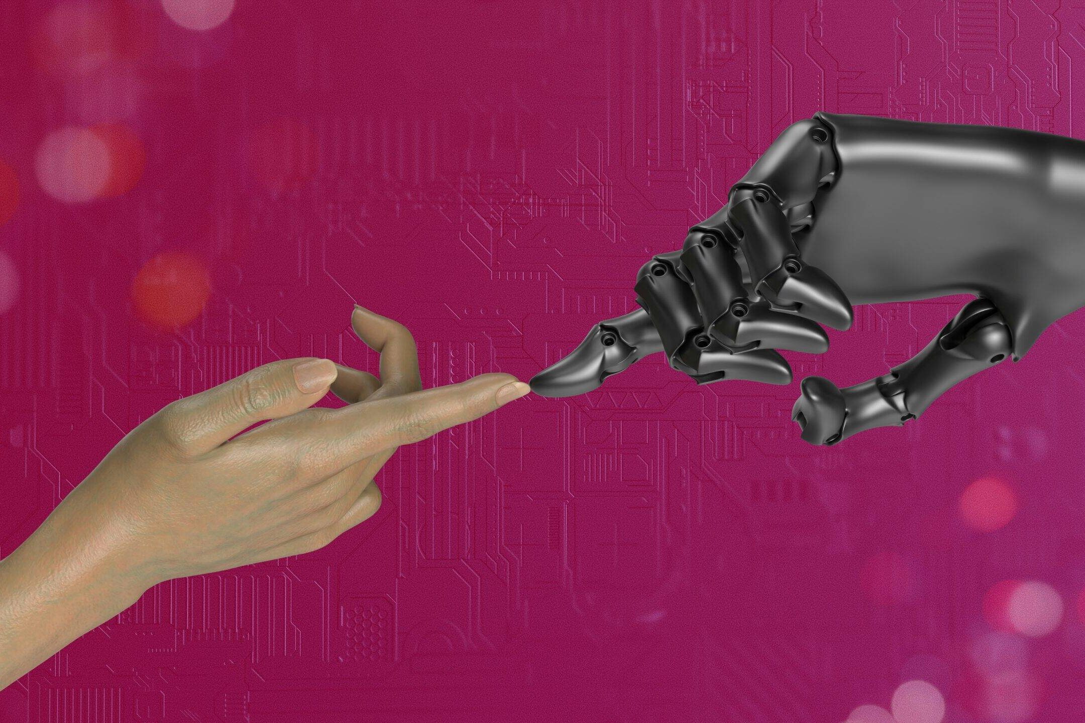 Human-Digital Touching Fingers