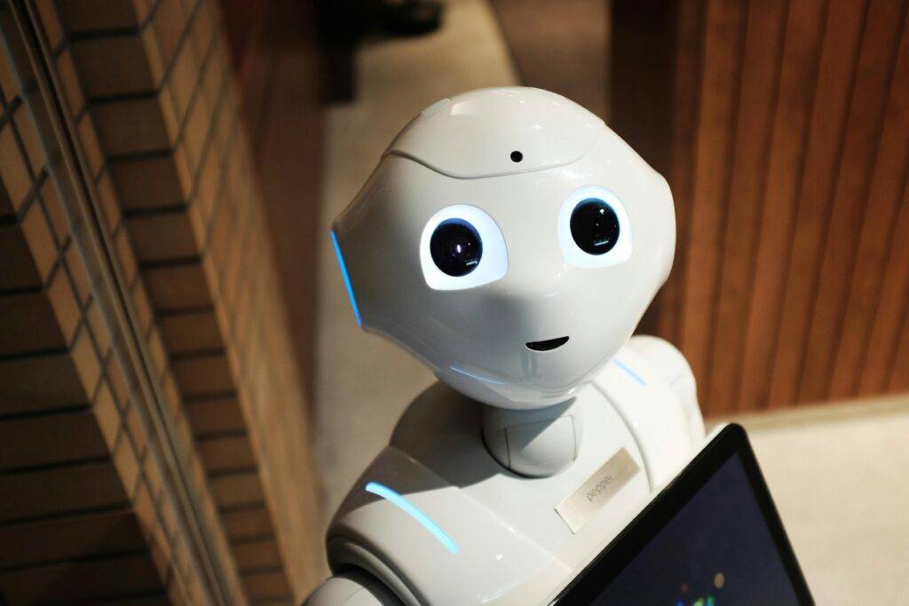 AI smiling robot