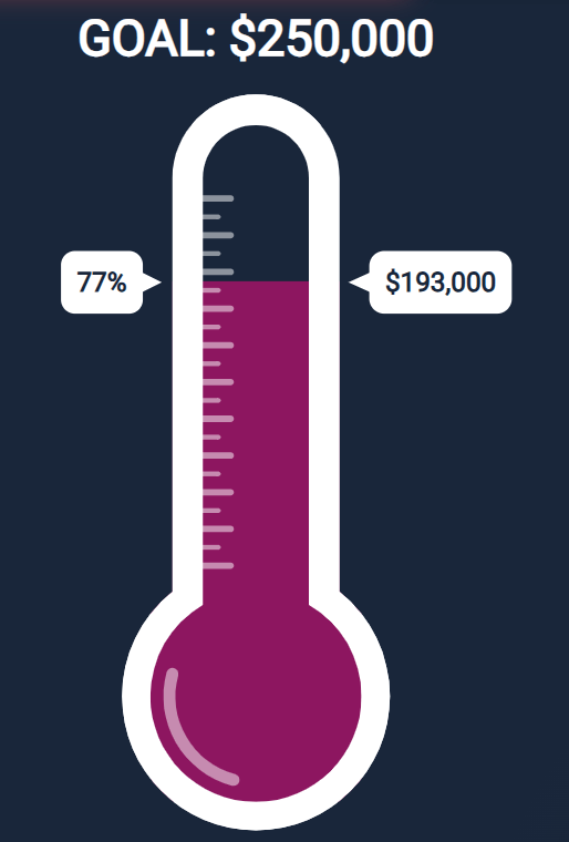 Generic fundraising thermometer template