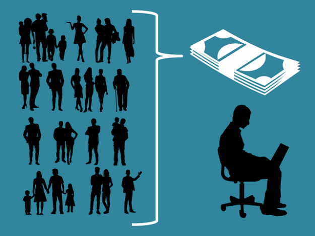 Crowdfunding graphic: measuring progress