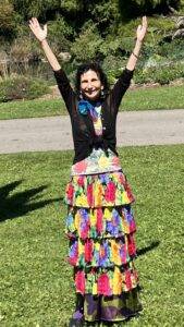 Me in the San Francisco Botanical Gardens on a sunny day.